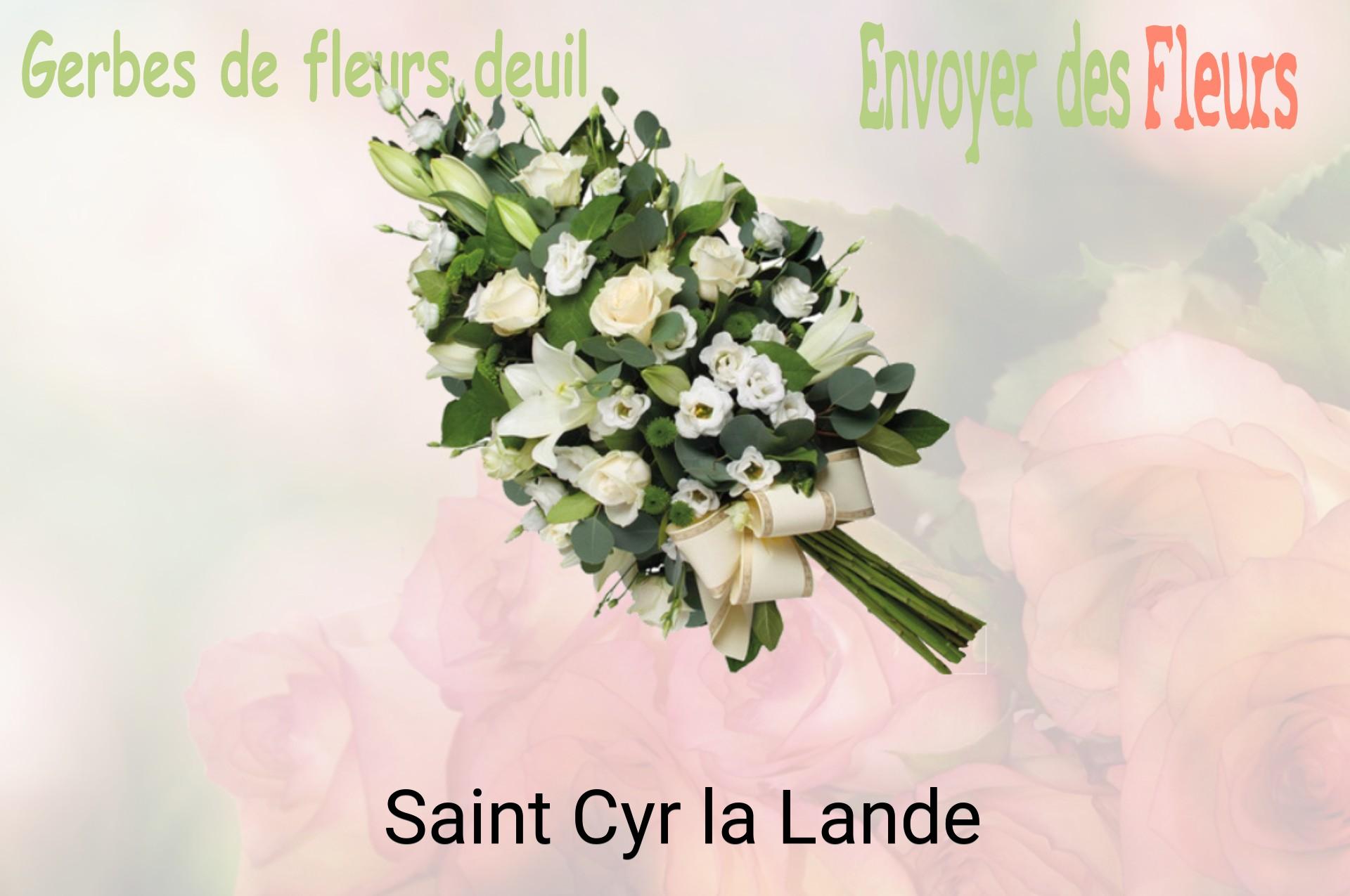 Gerbe de fleurs de deuil livrée à Saint-Cyr-la-Lande